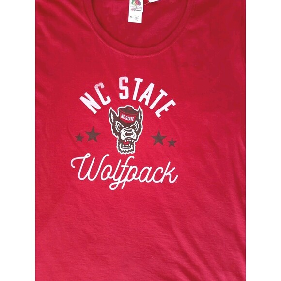 North Carolina Wolfpack T-Shirt Men's XL Red Short Sleeve - Picture 2 of 6